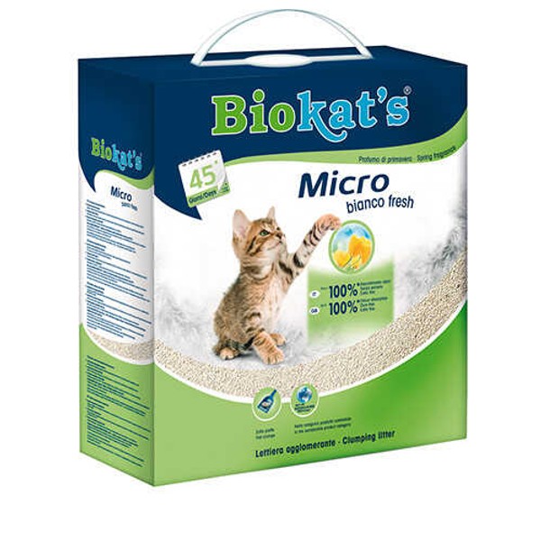 Biokats Kedi Kumu Micro Bianco Fresh 7 Kg
