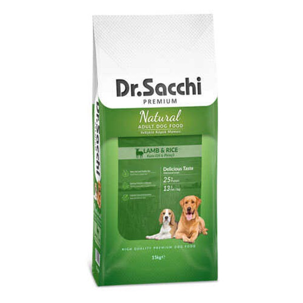 Dr.Sacchi Premium Natural Kuzulu Yetişkin Köpek Maması 15 kg