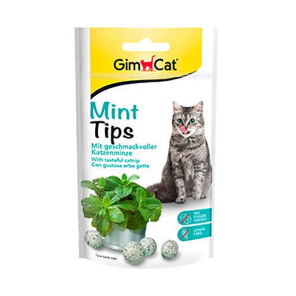 GimCat Mint Tips Ödül Tableti 40gr