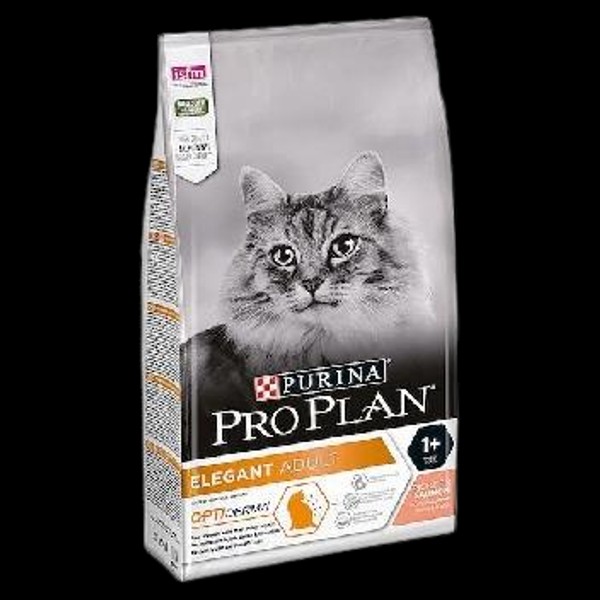 Pro Plan Elegant Derma Plus Somonlu Tüy Yumağı Önleyici Yetişkin Kedi Maması 1,5 Kg