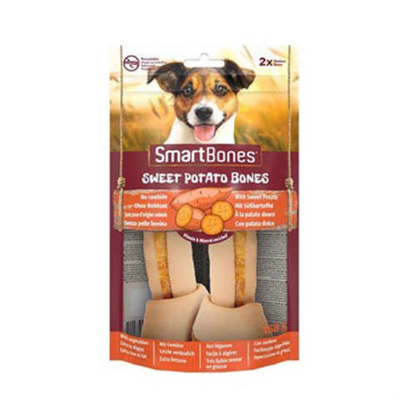 SmartBones Tavuk ve Tatlı Patatesli Medium Düğüm Kemik Köpek Ödülü 2'Li 158 Gr